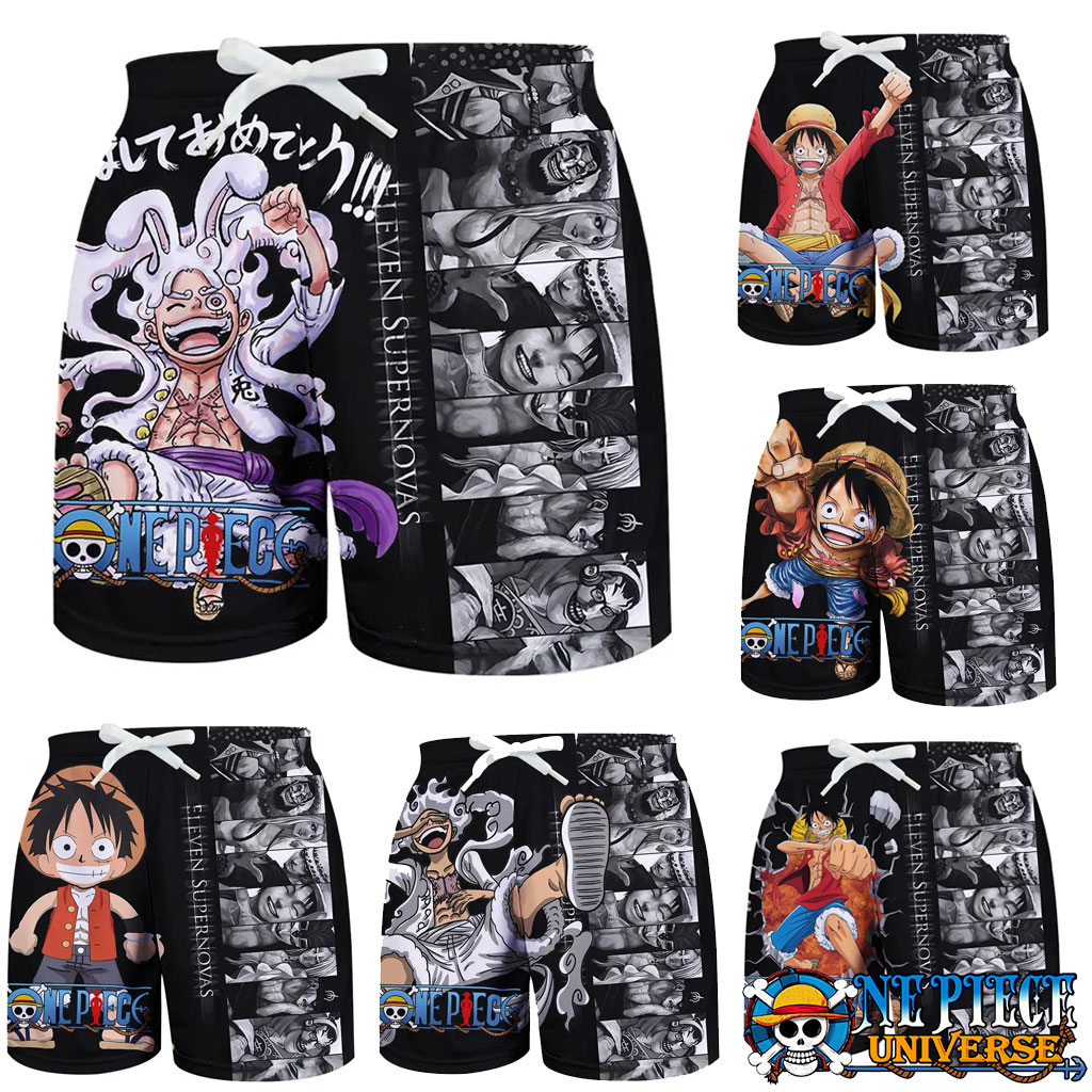 Boyshort Underwear - 2026 One Piece 3D Printed Luffy