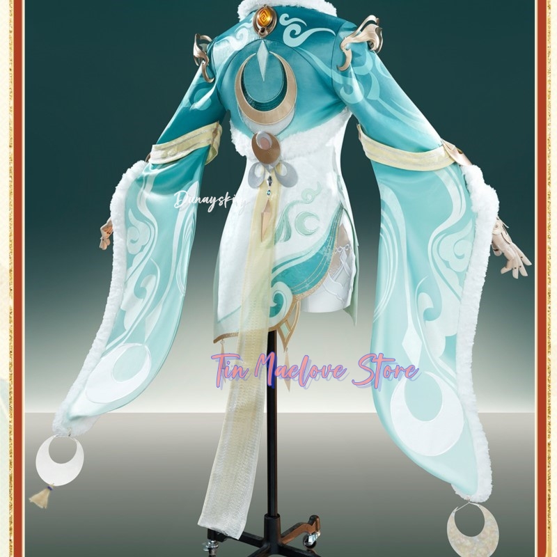 Genshin Impact Adeptus Zibai W - Robe Silk Women reseña y precio
