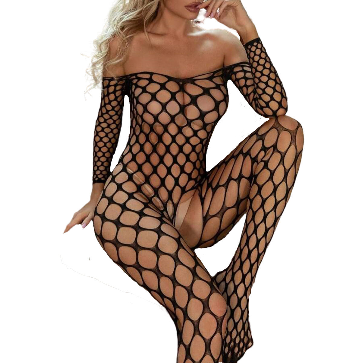 Sexy Lingerie Women Hollow Bod - Bodystocking Fishnet reseña y precio