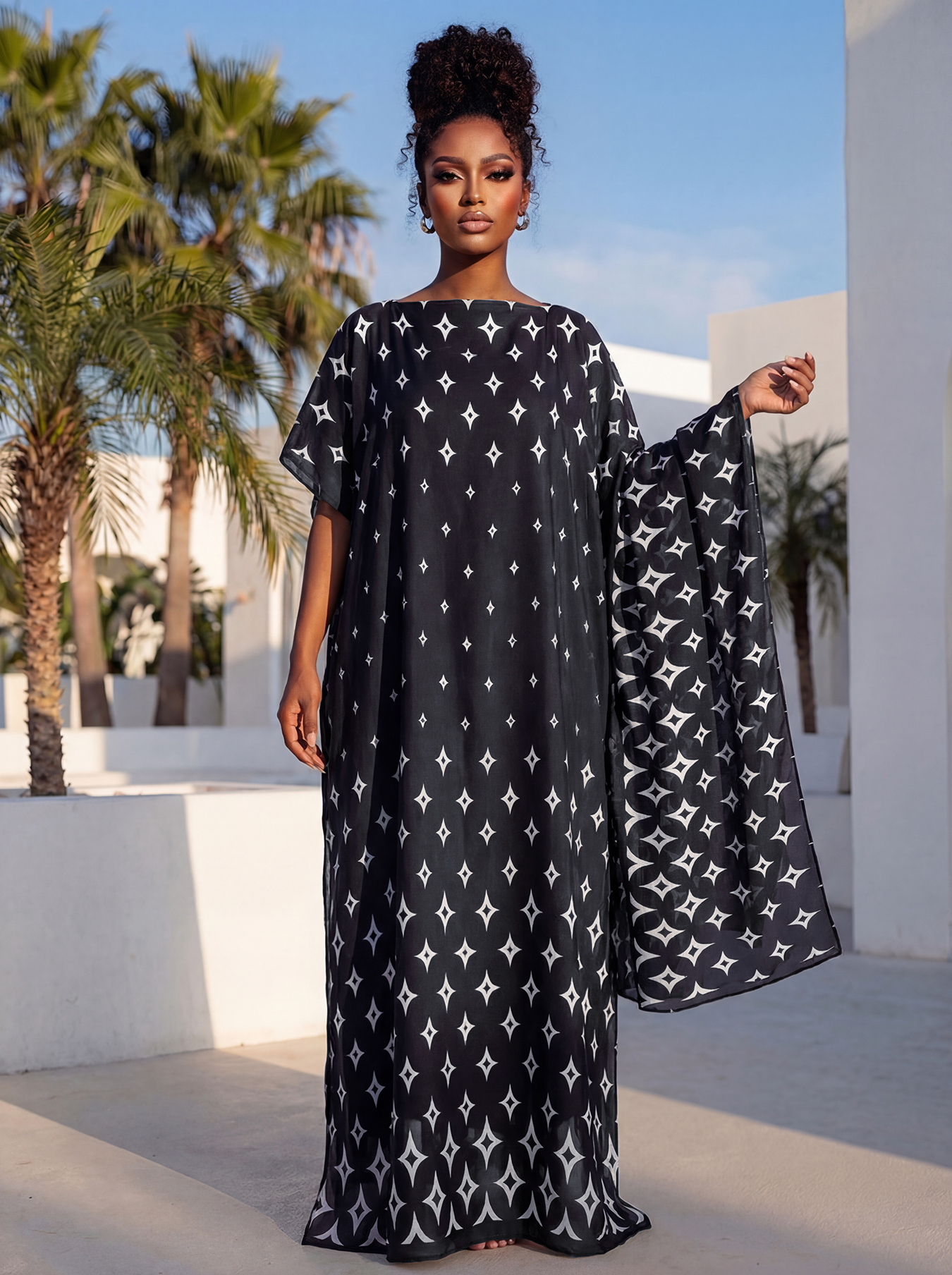 New Style Long Loose Silk Blen - Robe Silk Women reseña y precio