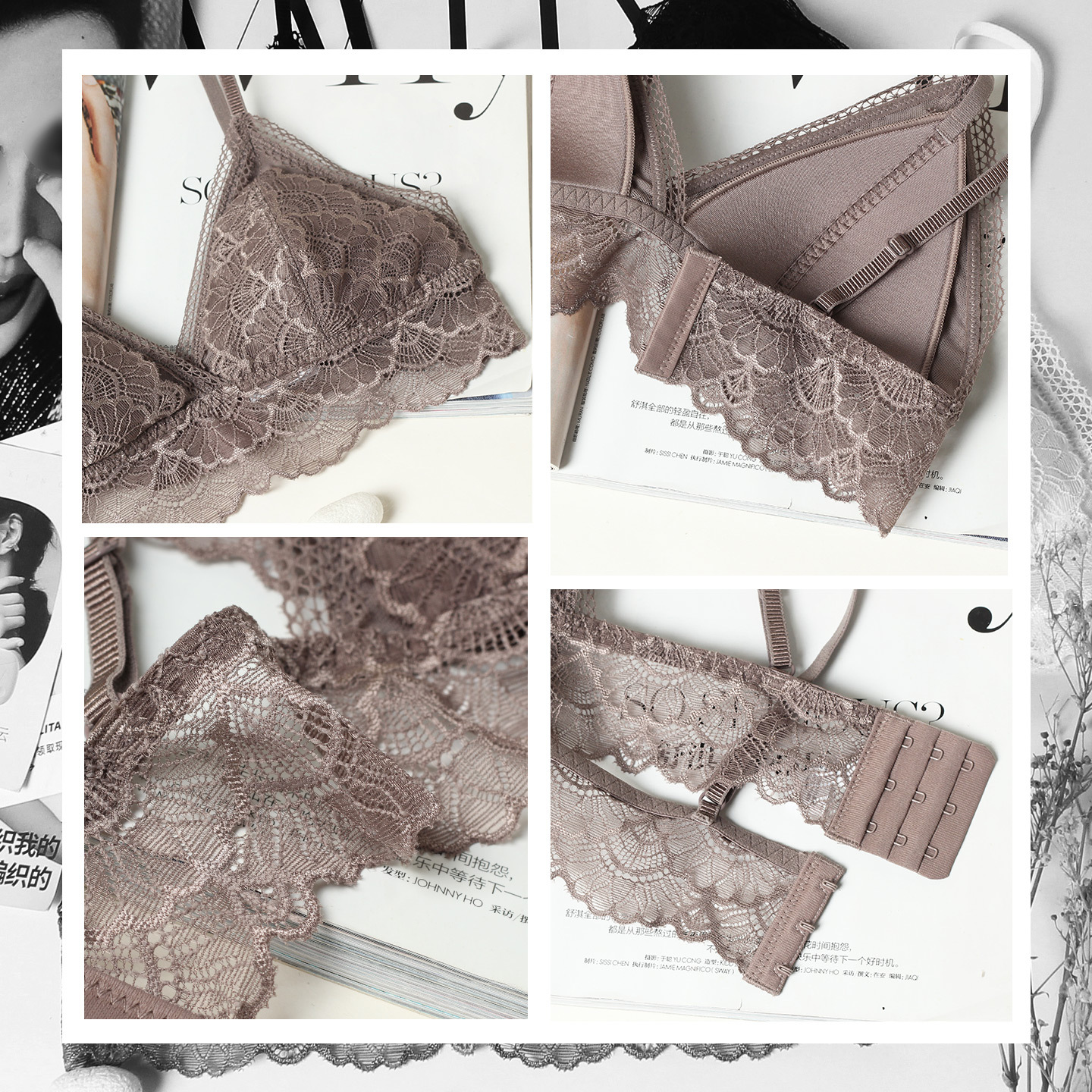 100% Mulberry Silk Triangle Cu - Bralette Wireless Soft reseña y precio