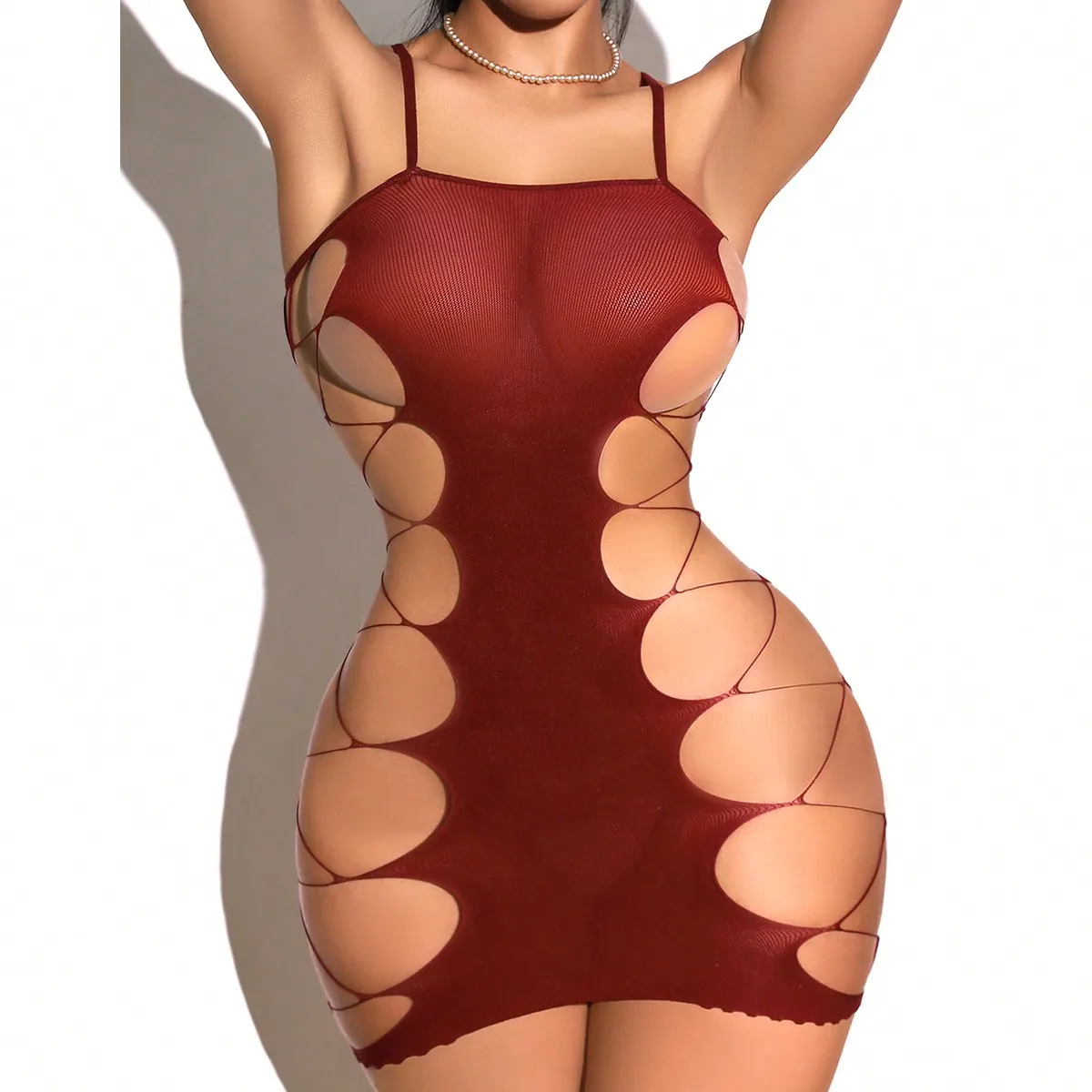 New Fashion Womens body Stocki - Bodystocking Fishnet reseña y precio