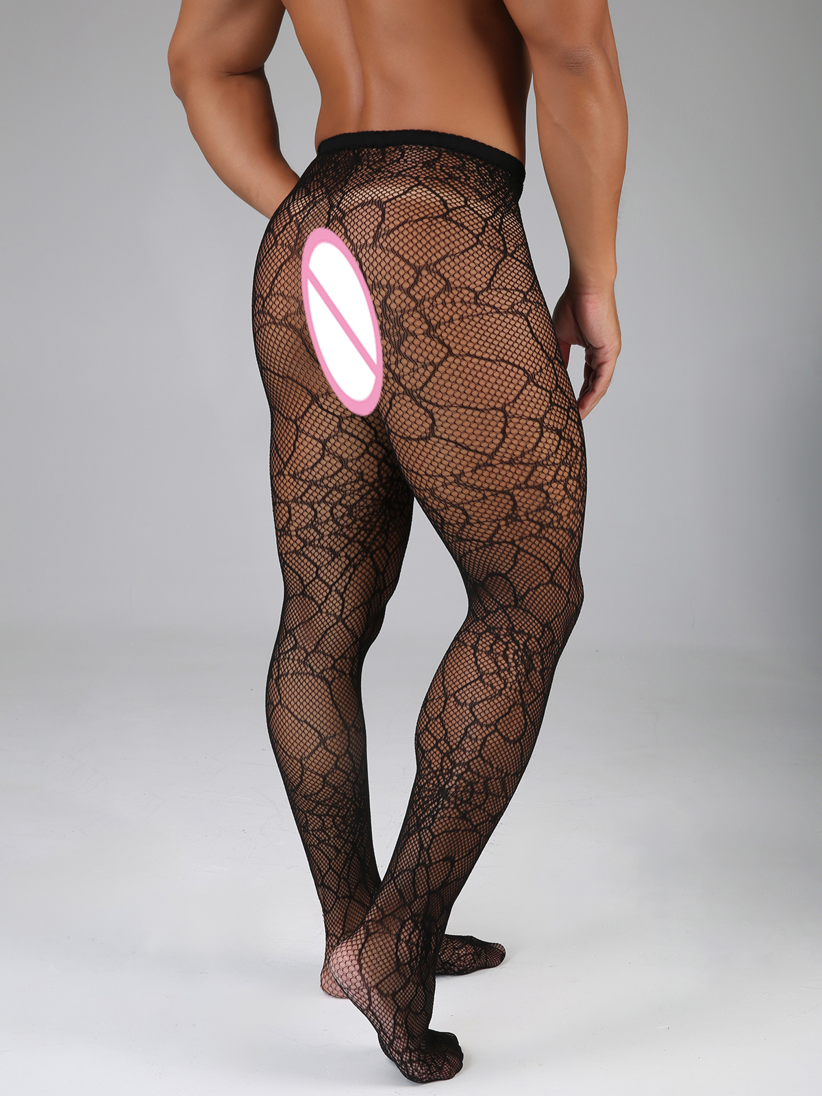 Long Fishnet Sexy Men Thigh Hi - Bodystocking Fishnet reseña y precio