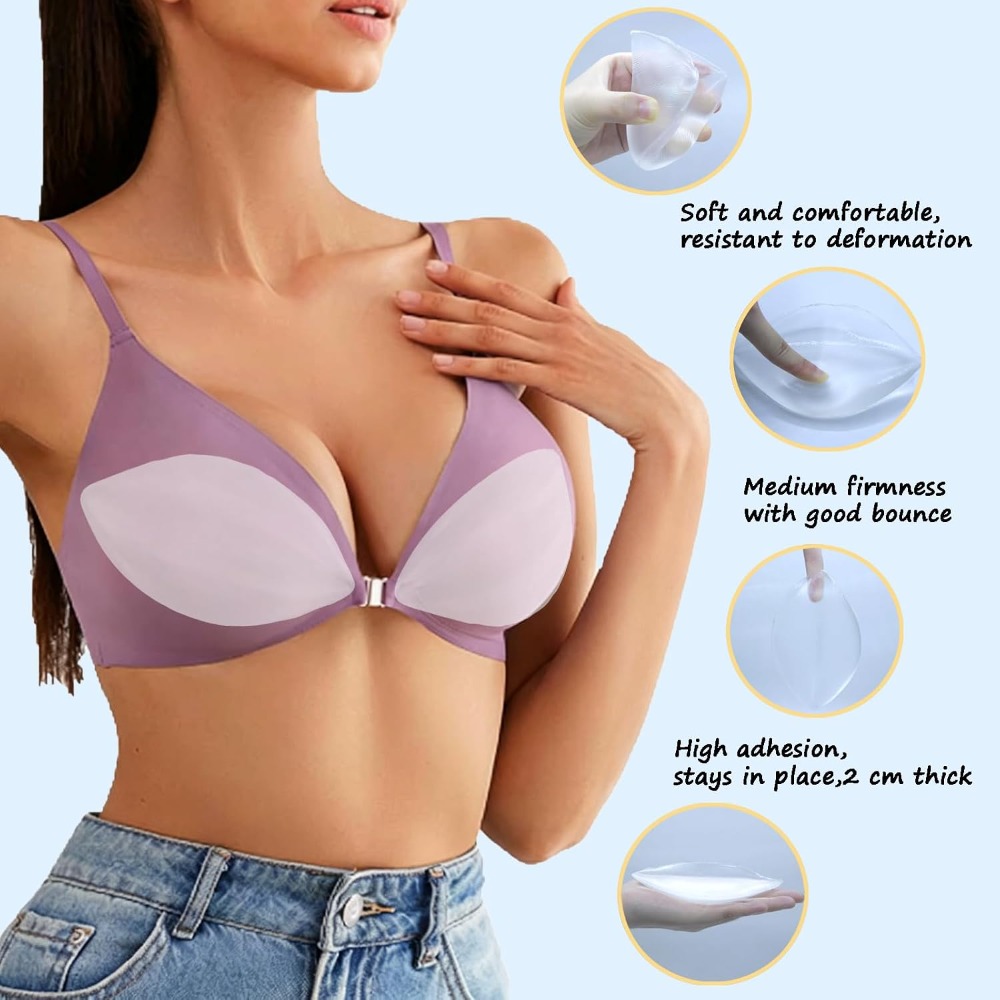 Adhesive Silicone Bra Inserts  - Silicone Bra Adhesive reseña y precio