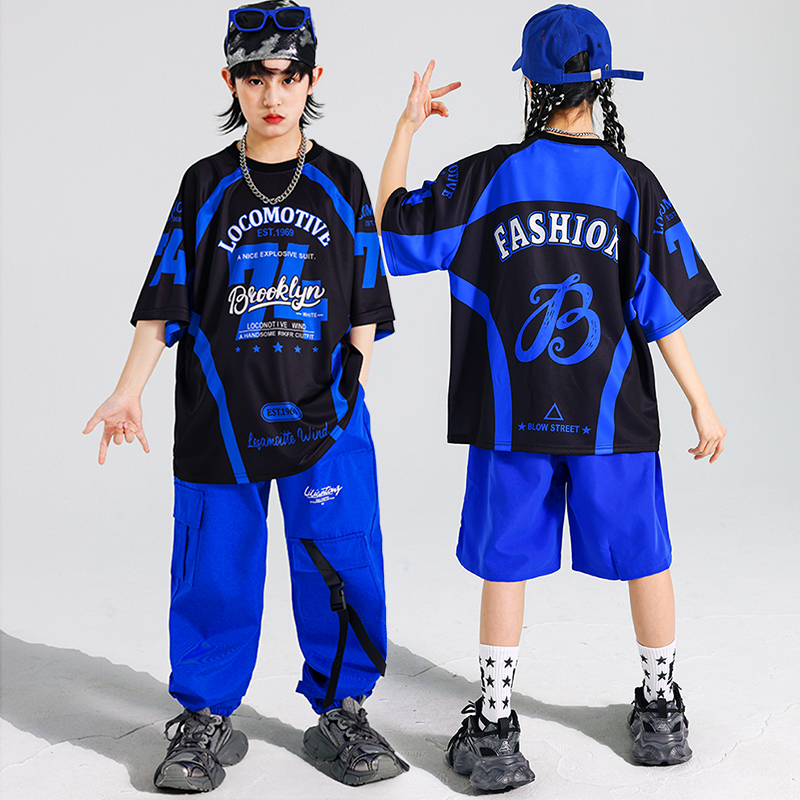 Boys Hip Hop Blue T-shirt Carg - Boyshort Underwear reseña y precio