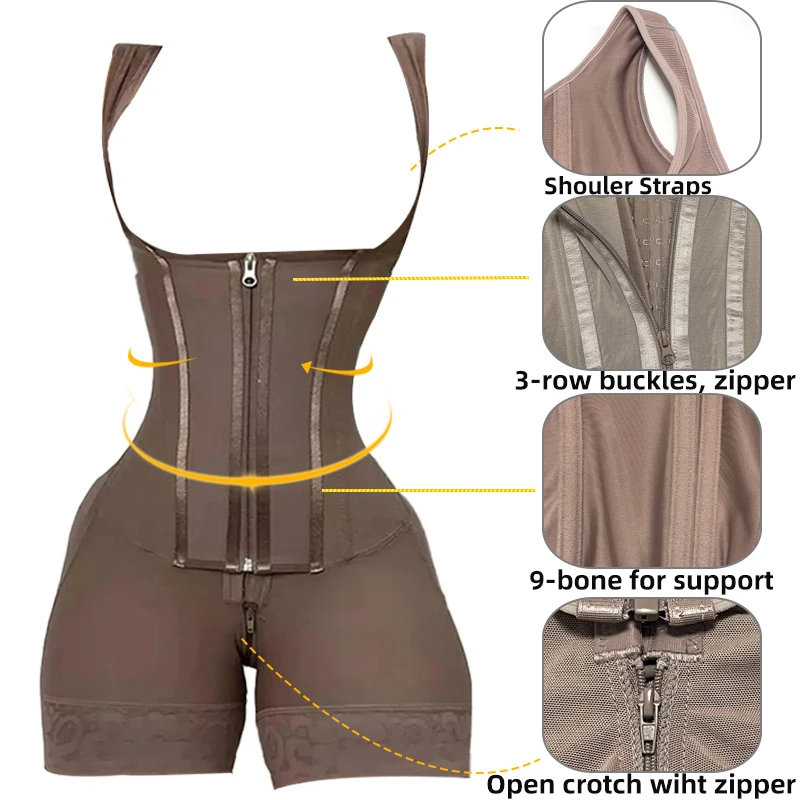 Body Shaper Women Colombian Fa - Shapewear Bodysuit Firm reseña y precio