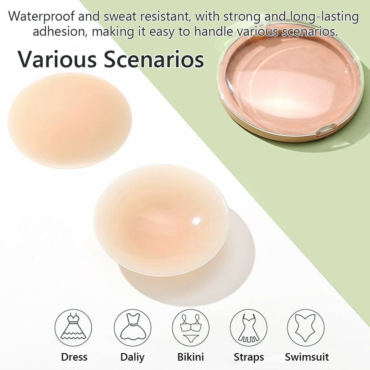 3 Pairs Washable Reusable 10cm - Nipple Cover Pasties reseña y precio