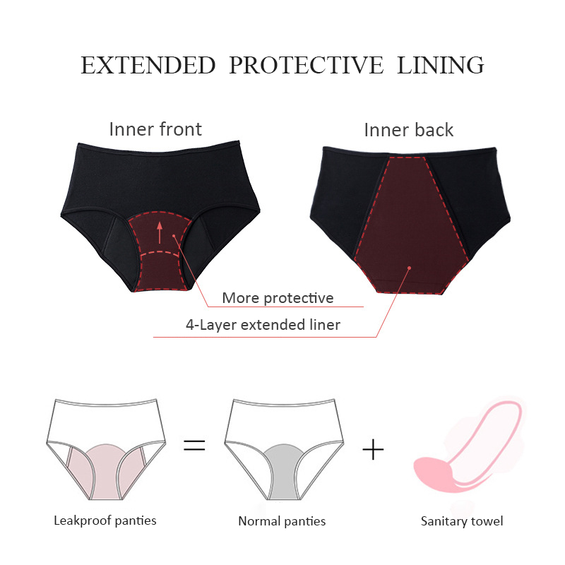 Heavy Flow Menstrual Panties 4 - Period Panty Absorbent reseña y precio