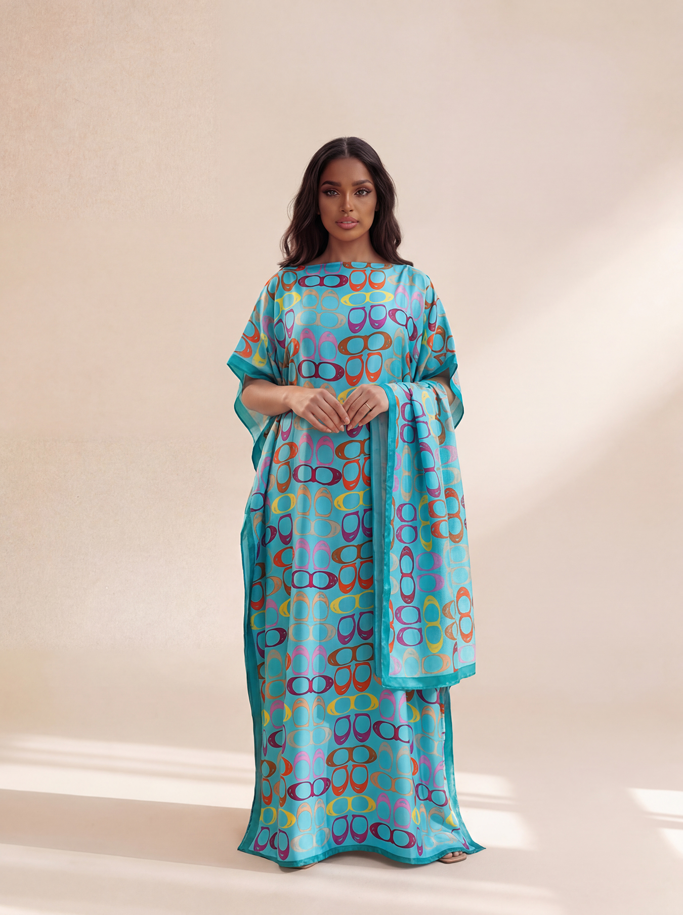 New Style Long Loose Silk Blen - Robe Silk Women reseña y precio