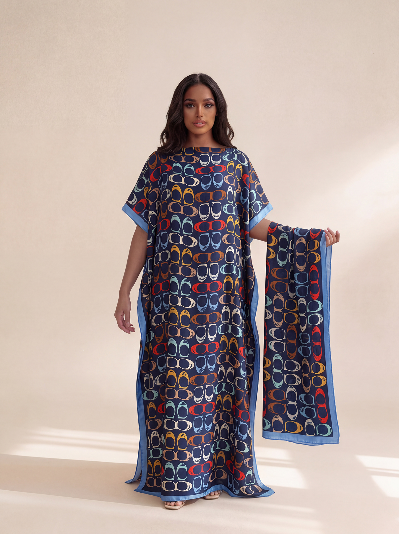 New Style Long Loose Silk Blen - Robe Silk Women reseña y precio