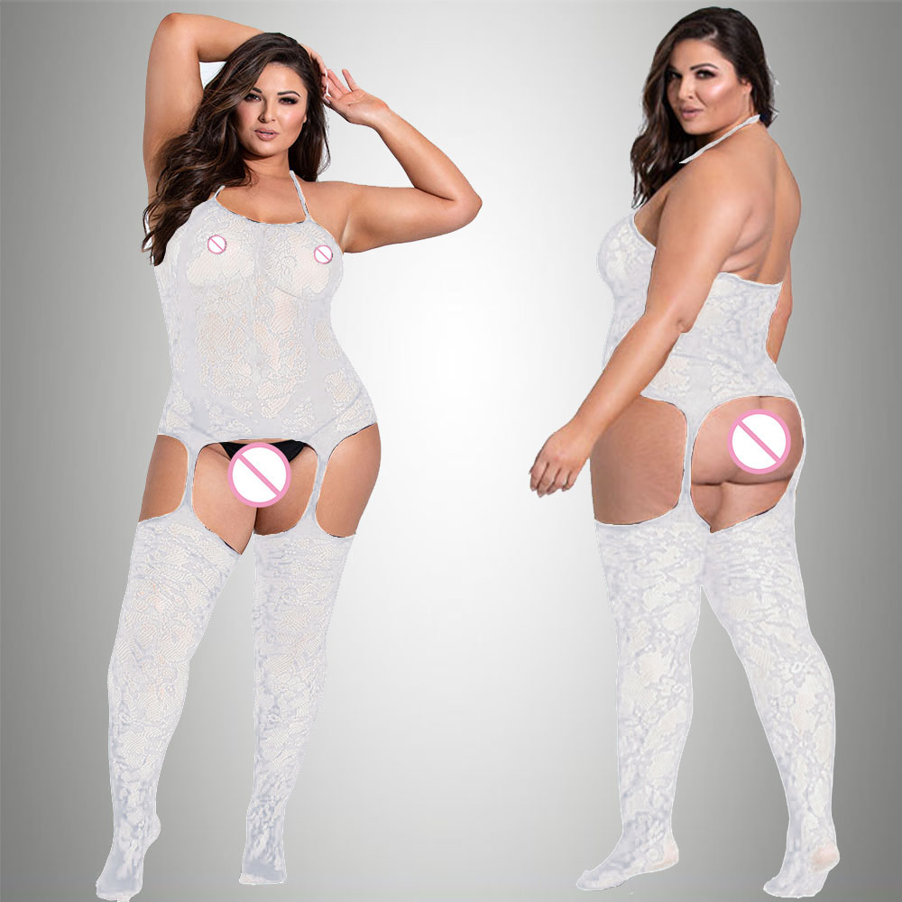 New Plus Size Bodystocking Bod - Bodystocking Fishnet reseña y precio