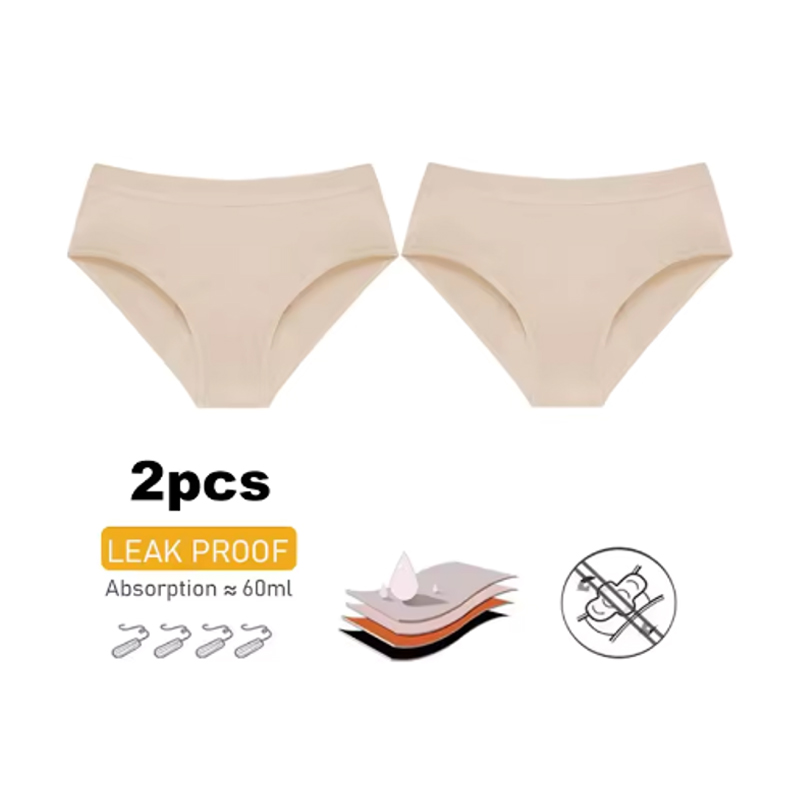 2Pc Heavy Flow Pure Cotton Men - Period Panty Absorbent reseña y precio