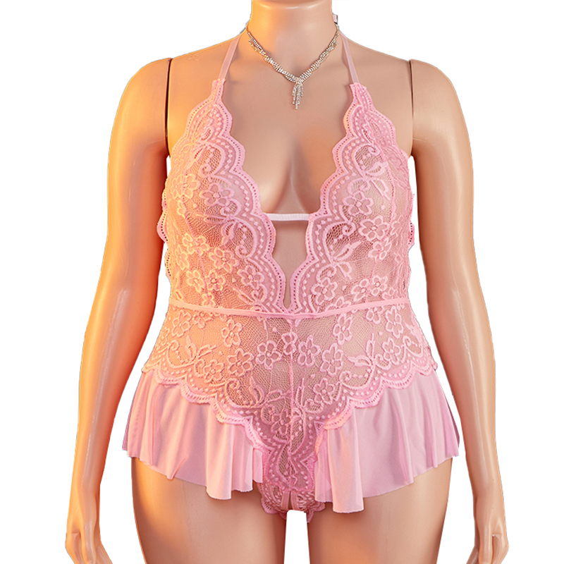 Plus Size 1XL-4XL Teddy perspe - Lace Teddy Lingerie reseña y precio