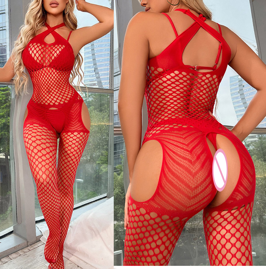 Christma Sexy crochet Fishnet  - Bodystocking Fishnet reseña y precio