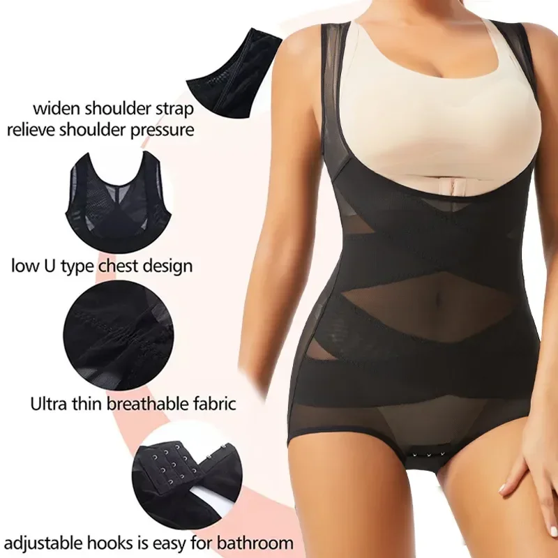 Women Bodysuit Briefs Full Bod - Shapewear Bodysuit Firm reseña y precio