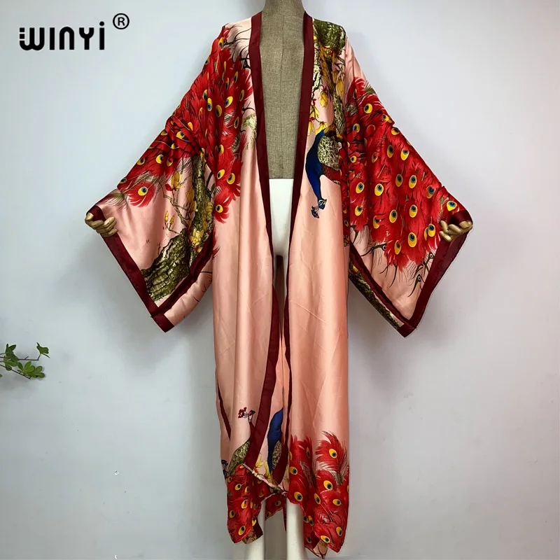 WINYI 2022 Summer Women Cardig - Robe Silk Women reseña y precio