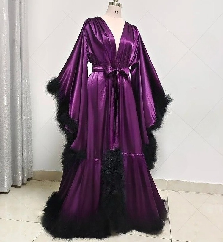 Customized Bathrobe for Women  - Robe Silk Women reseña y precio